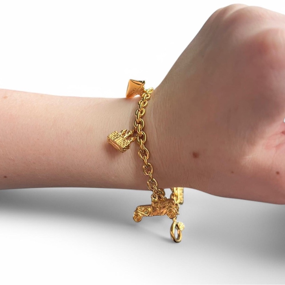 Elegant Gold Charm Bracelet